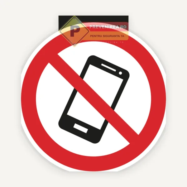 Etichete Interzis Telefonul  în Biserică - Protejează Sfântul Locaș
