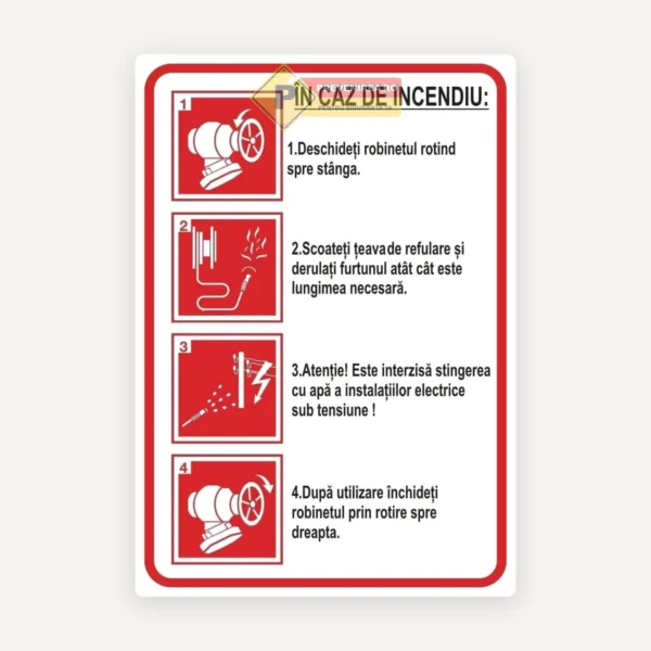 Indicator Hidrant - Instrucțiuni de Utilizare | Semnalizare PSI Profesională