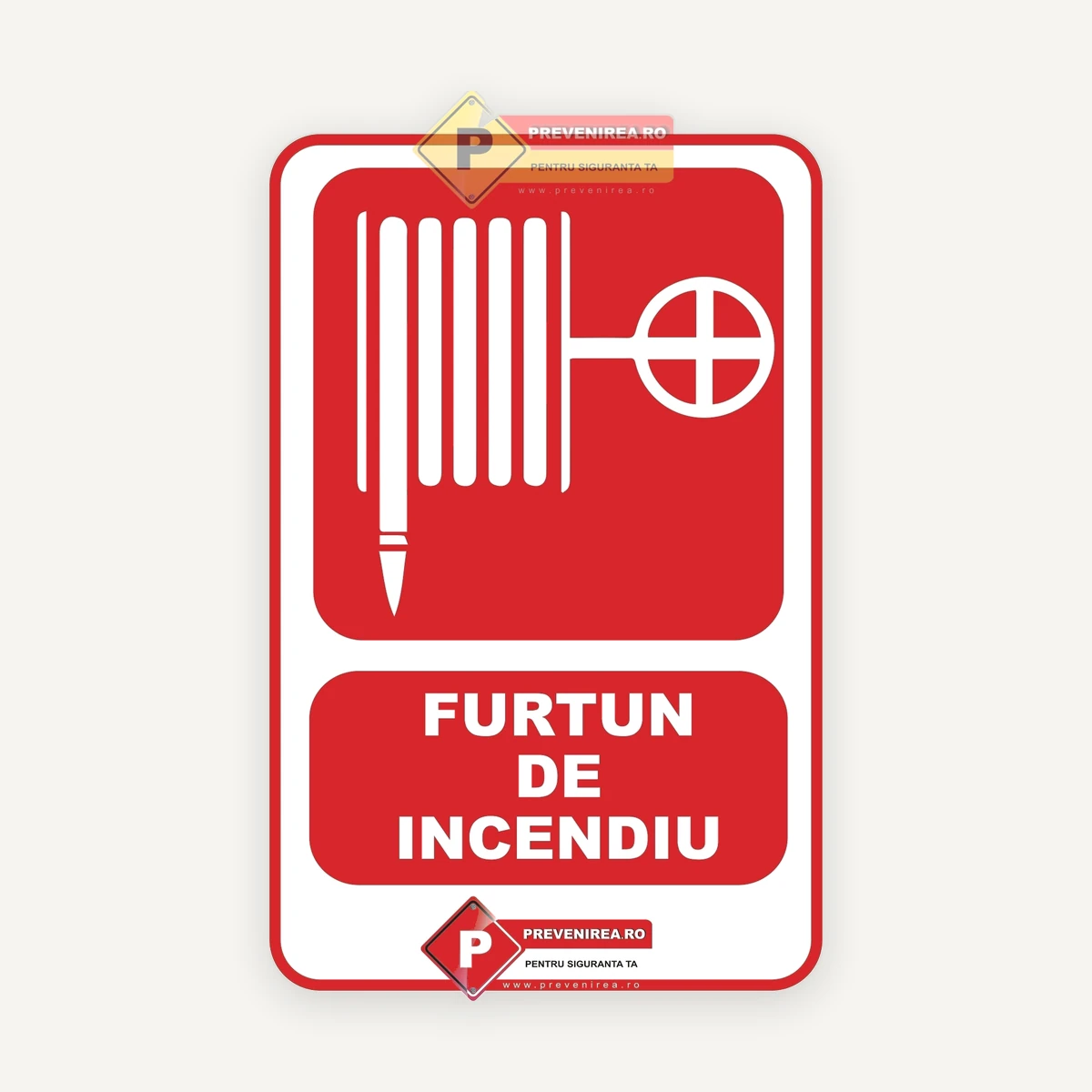 Indicator furtun incendiu - semnalizare profesională pentru echipamente PSI