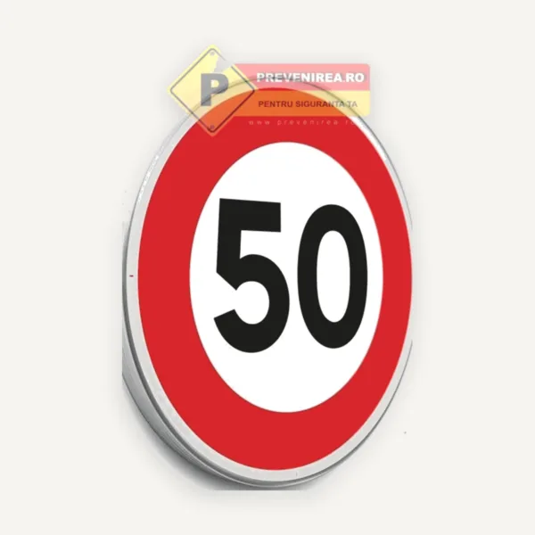 Indicatoare Rutiere 50 km/h Limită de Viteză - Soluție Profesională pentru Siguranța Traficului Rutier