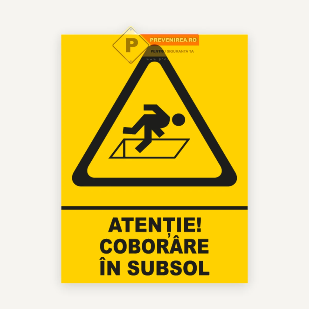 Indicator Atenție Coborâre în Subsol