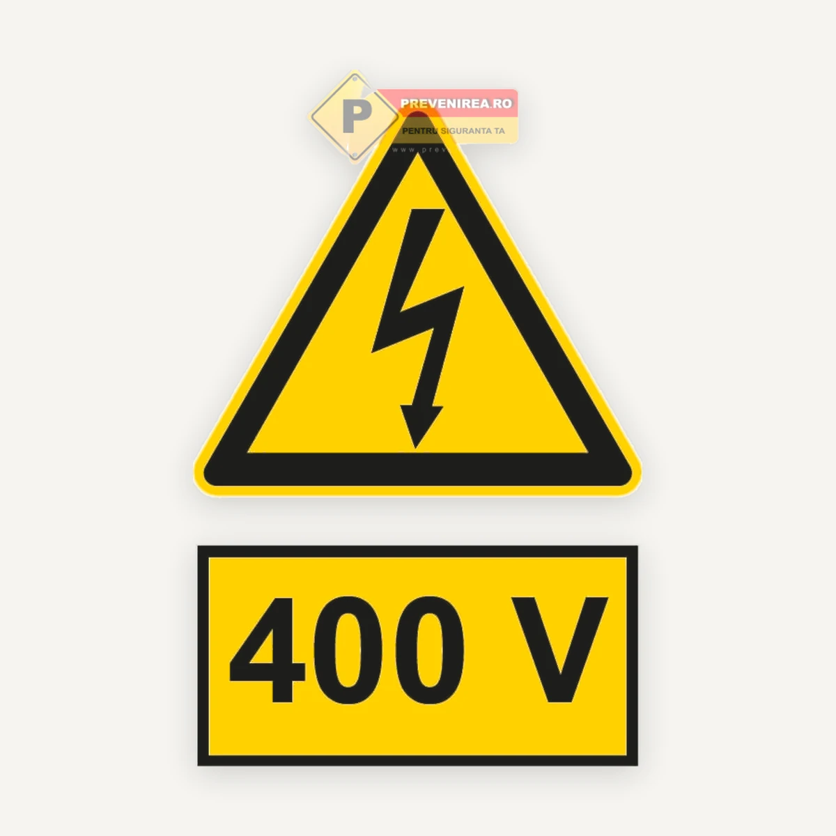 Indicator de securitate 400V pentru marcarea tensiunii electrice