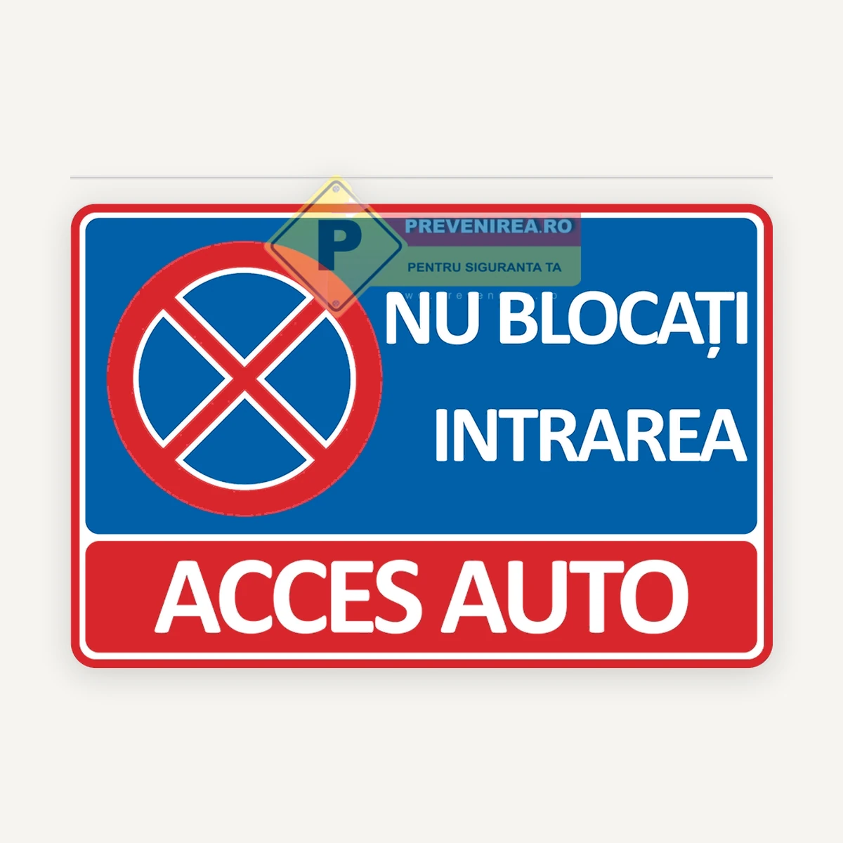 Indicator Nu Blocați Intrarea Acces Auto - Semnalizare Parcare
