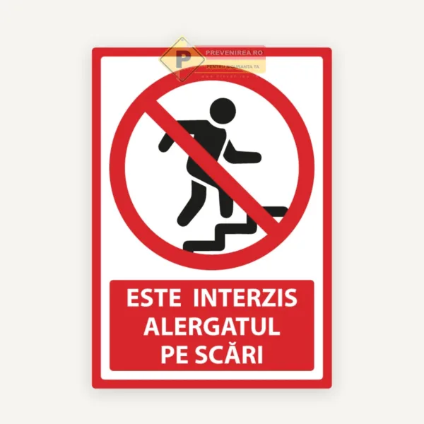 Indicator interzis alergatul