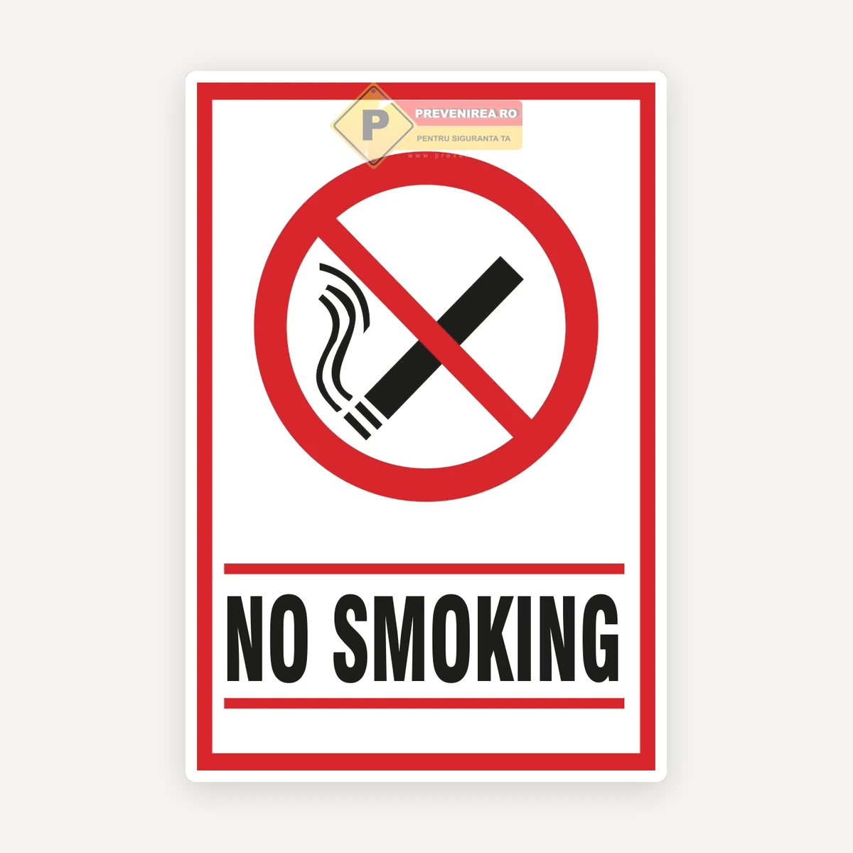 Indicator no smoking