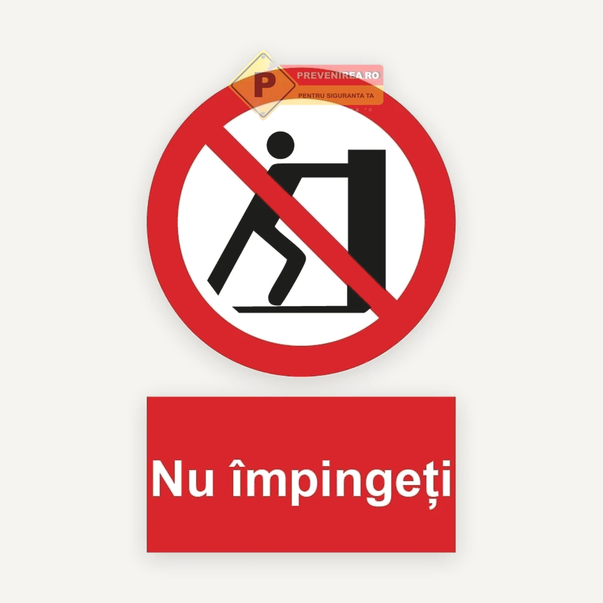 Indicator nu impingeti