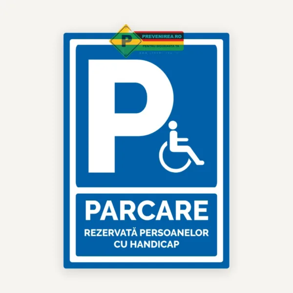 indicator parcari persoana cu handicap