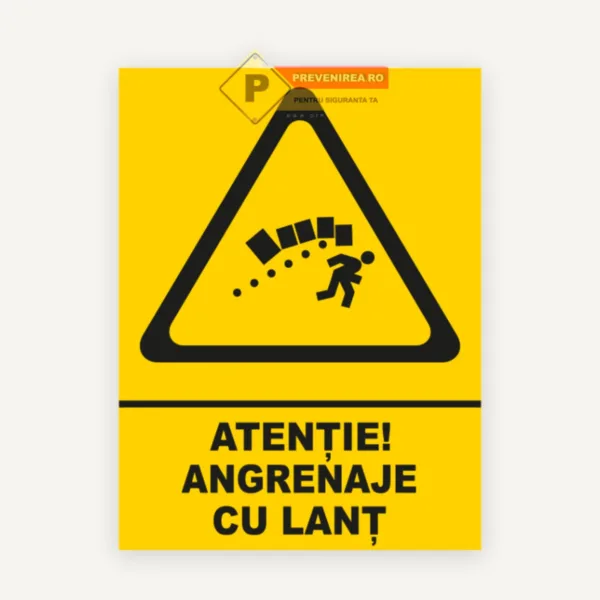 Indicator pentru angrenaj cu lant