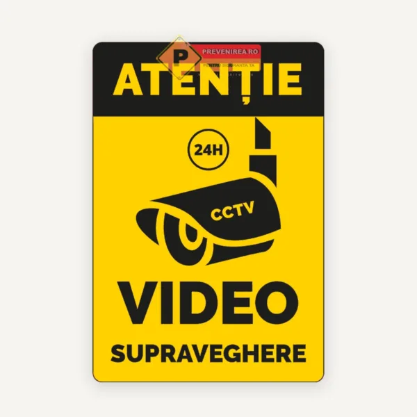 Indicator pentru atentionare video