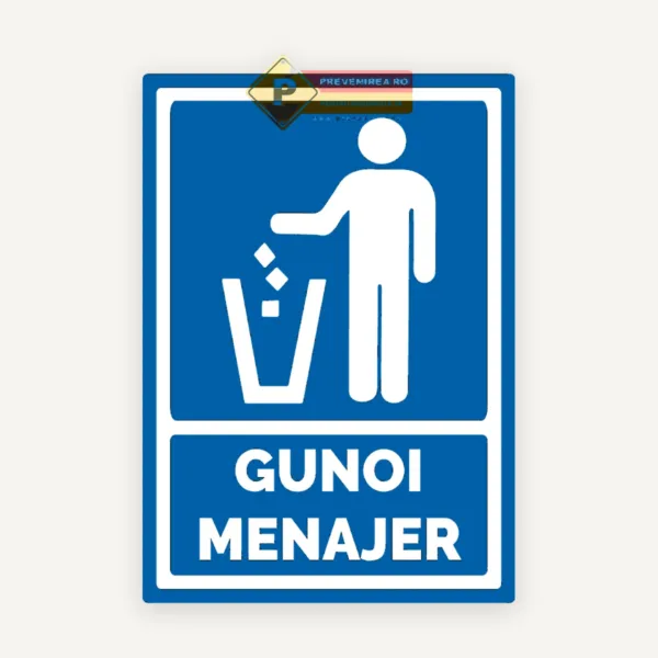 Indicator pentru gunoaie