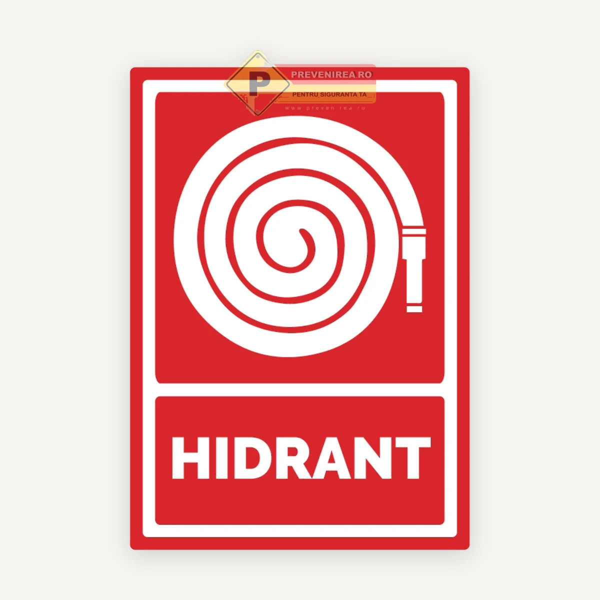 Indicator pentru hidrant cu furtun