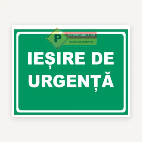 Indicator pentru iesiri de urgente
