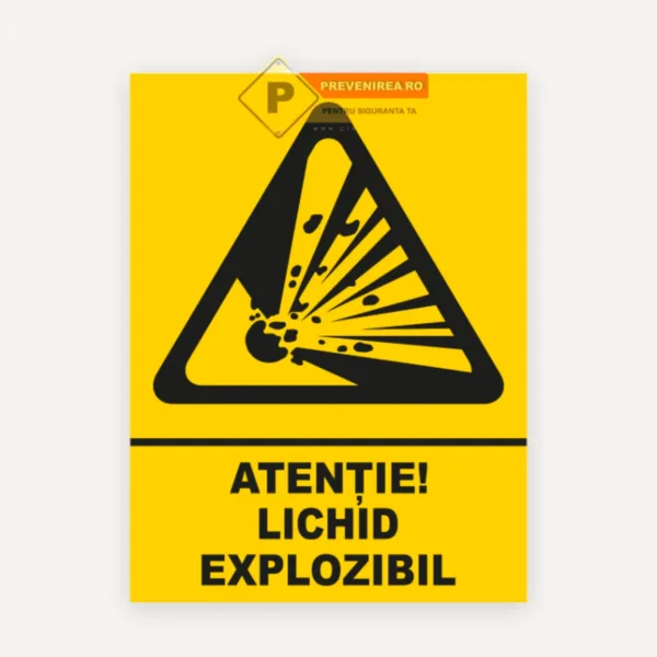 Indicator pentru lichid exploziv
