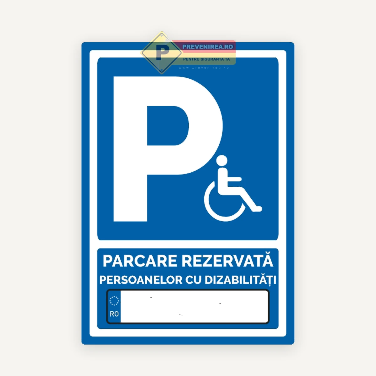 Indicator pentru loc rezervat