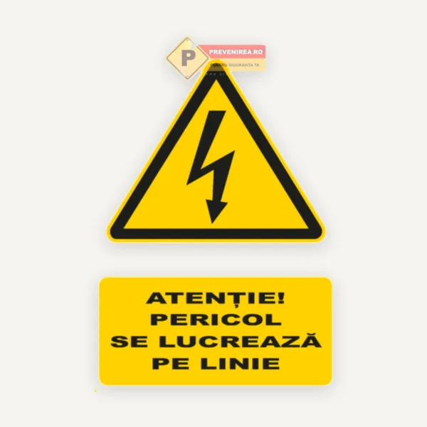 Indicator pentru lucru pe linie