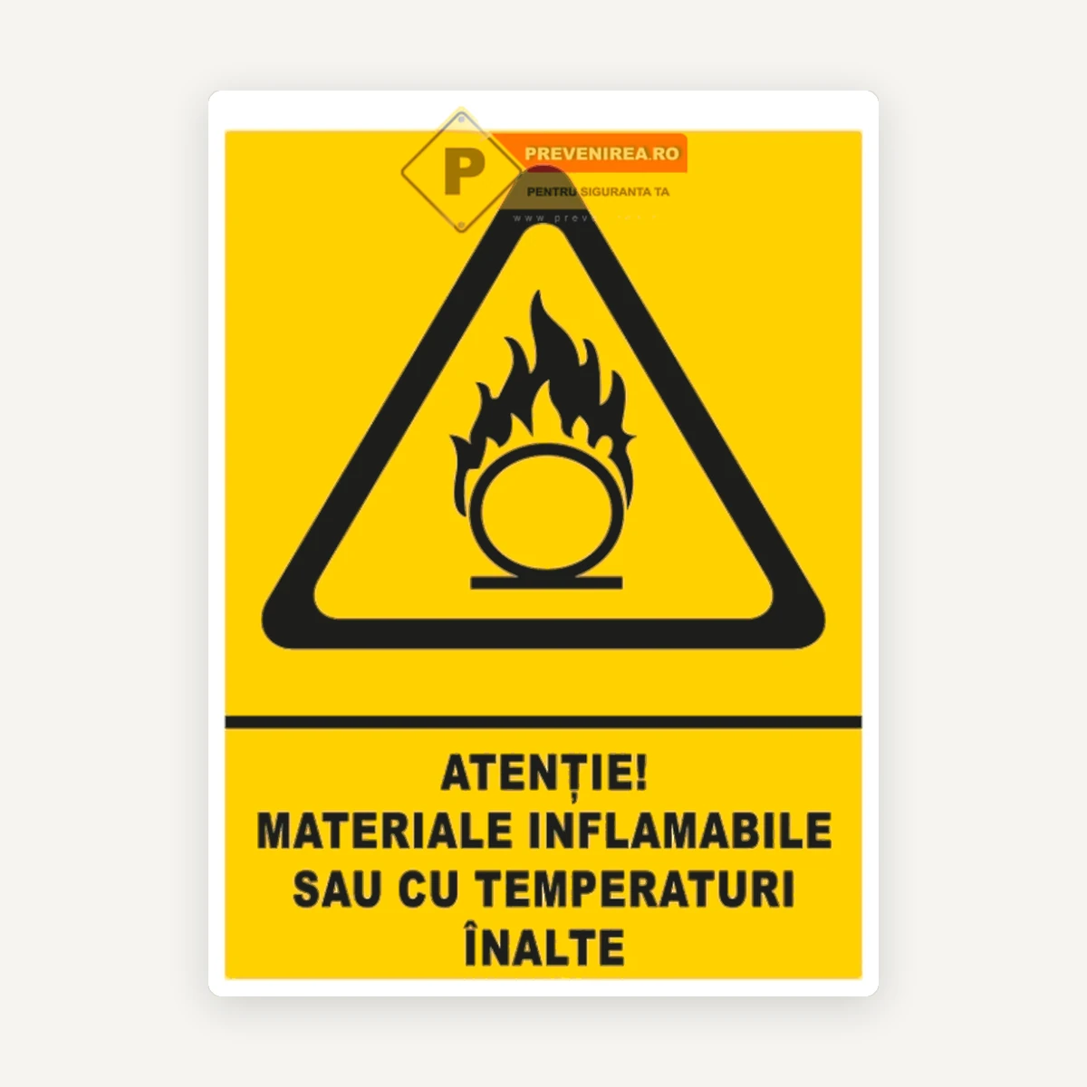 Indicator pentru material inflamabil
