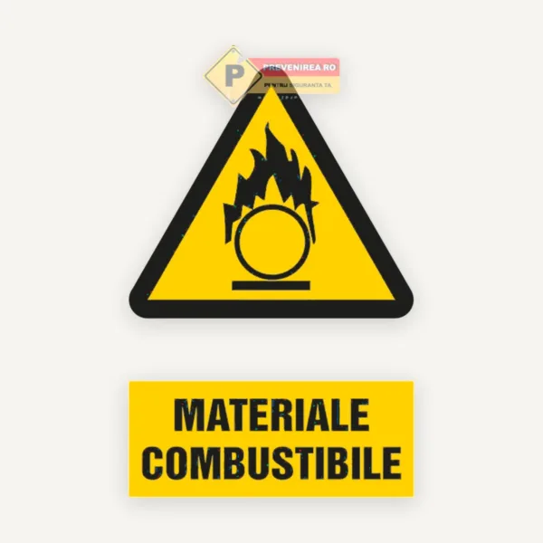 Indicator pentru materiale combustibile
