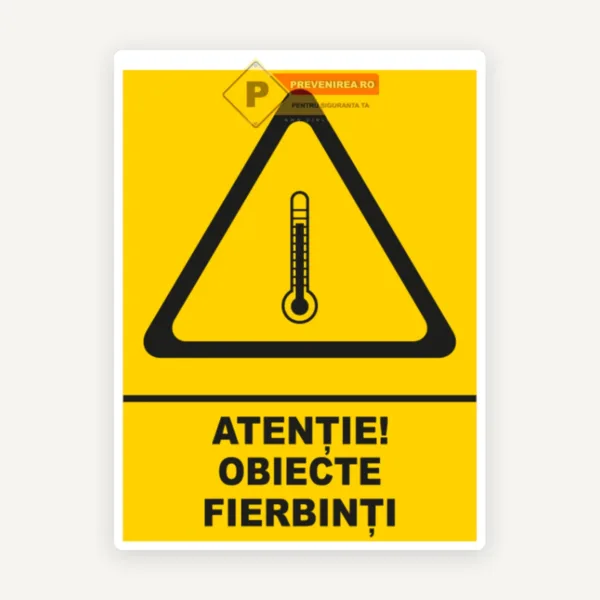 Indicator pentru obiecte fierbinti