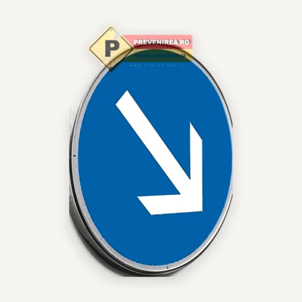 Indicator pentru ocolire la dreapta
