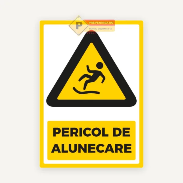 Indicator pentru pericol de alunecare