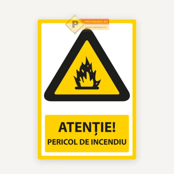 Indicator pentru pericol de incendiu