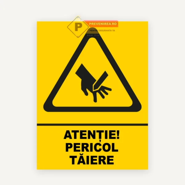 Indicator pentru pericol de taiere