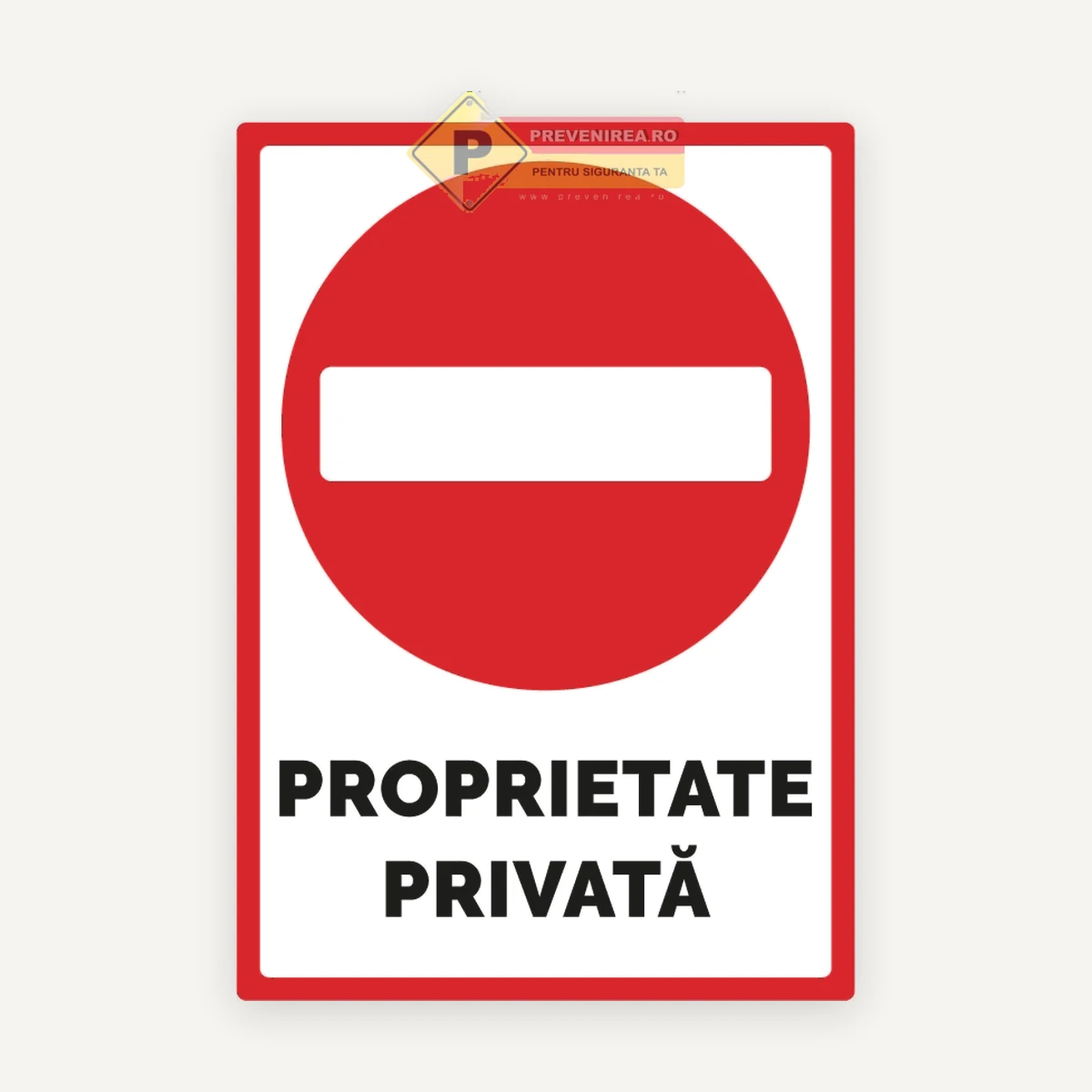 Indicator pentru proprietate privata