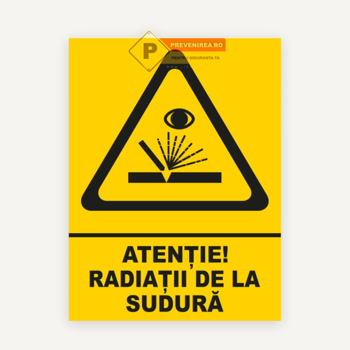 Indicator pentru radiatii de la sudura