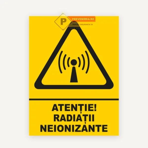 Indicator pentru radiatii neionizante
