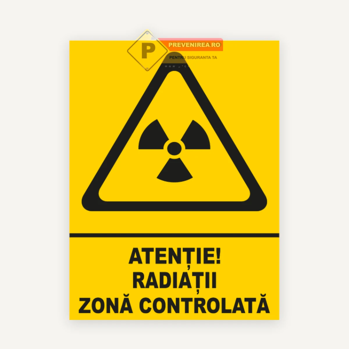 Indicator pentru radiatii si zone controlate