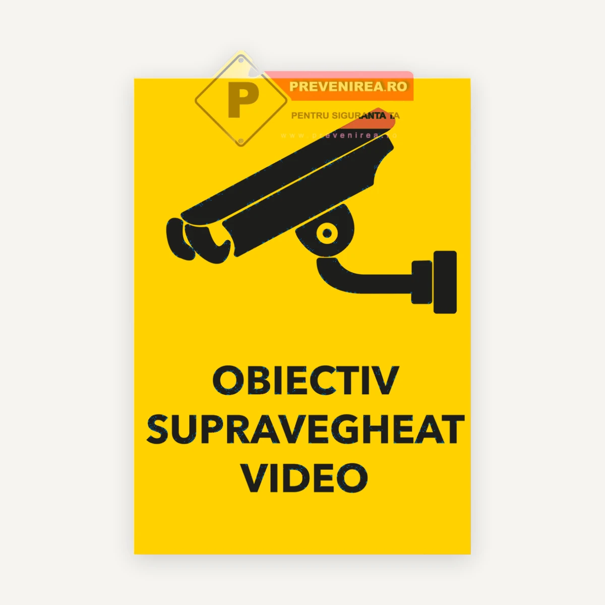 Indicator pentru semnalizare obiectiv supravegheat video