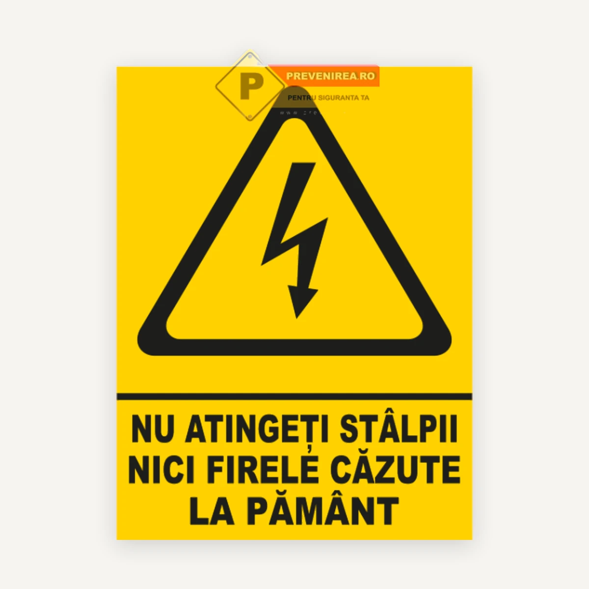 Indicator pentru stalpii si fire eletrice