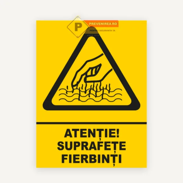 Indicator pentru suprafete fierbinti