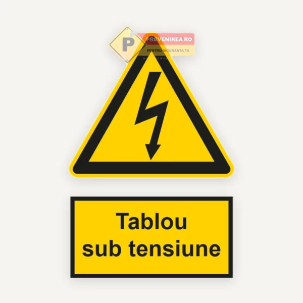 Indicator pentru tablou sub tensiune