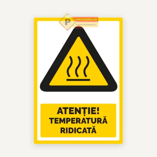 Indicator pentru temperatura ridicata
