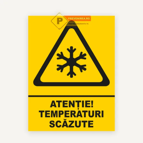 Indicator pentru temperaturi scazute