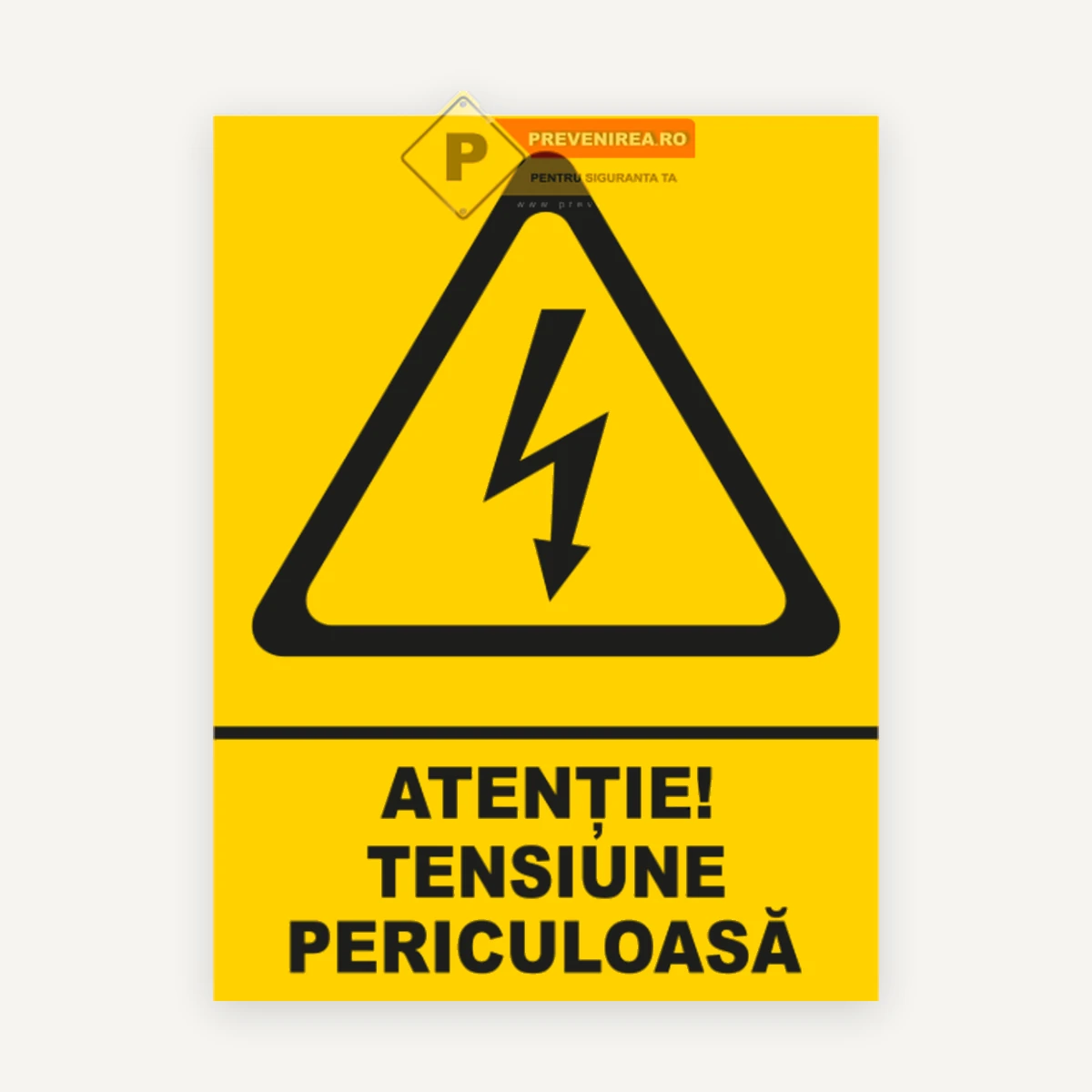 Indicator pentru tensiune periculoasa