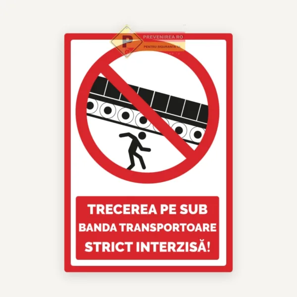 Indicator pentru trecerea pe sub benzi