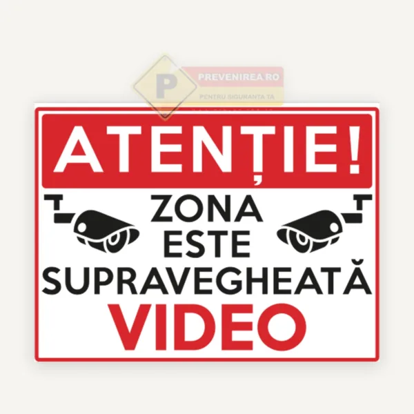 Indicator pentru zona care este filmata