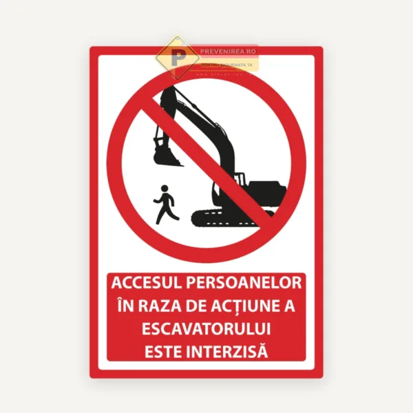 Indicator pentru zone pentru lucrare