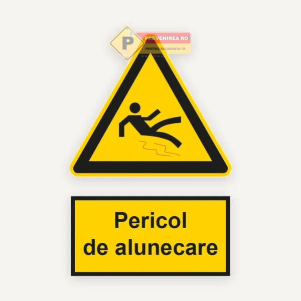 Indicator pericol de alunecare