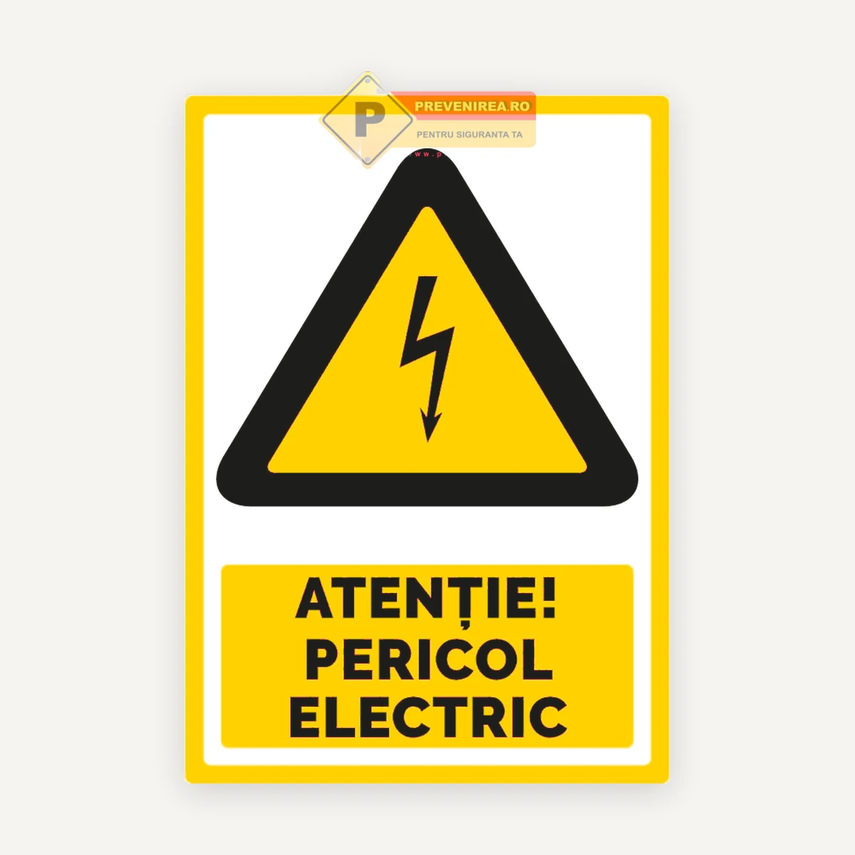 Indicator pericol electric