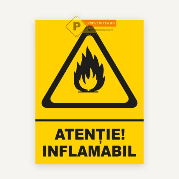 Indicator pericole inflamabile