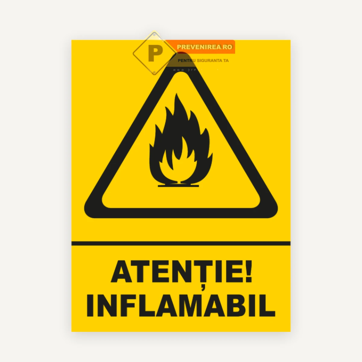 Indicator pericole inflamabile