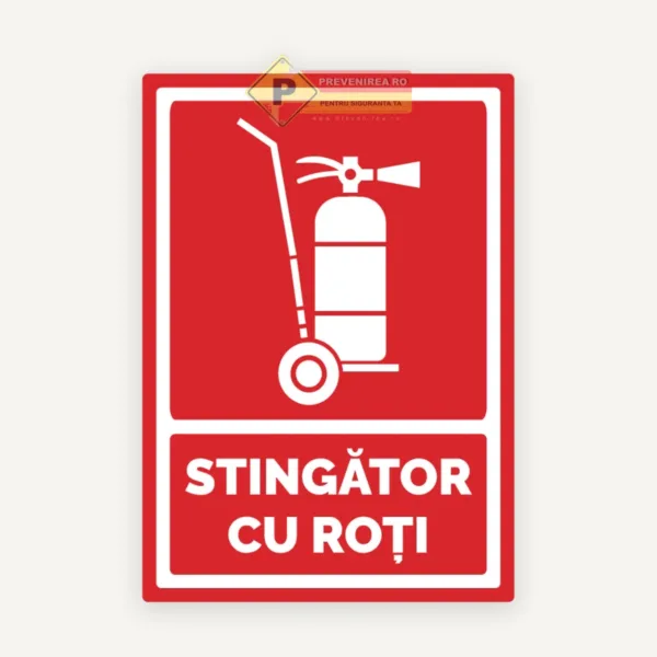 Indicator stingator cu roti