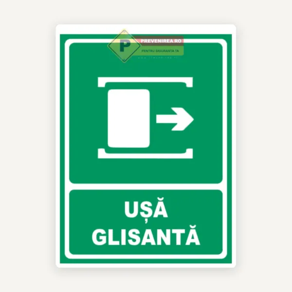 Indicator usi glisante de securitate