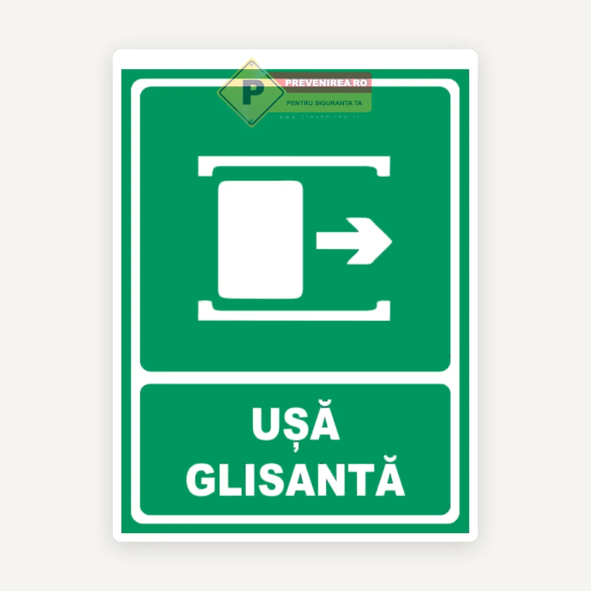 Indicator usi glisante de securitate