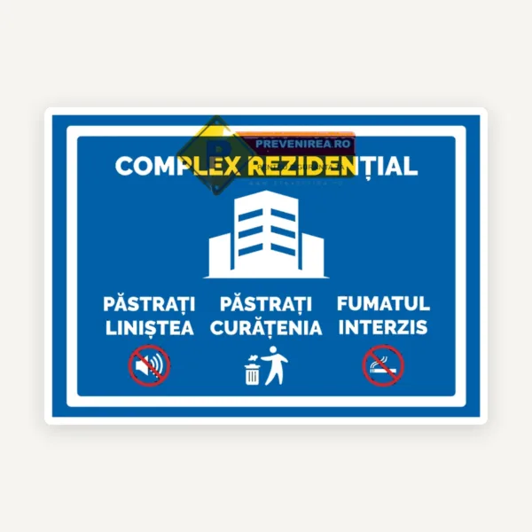 Semn pentru ansamblu rezidential