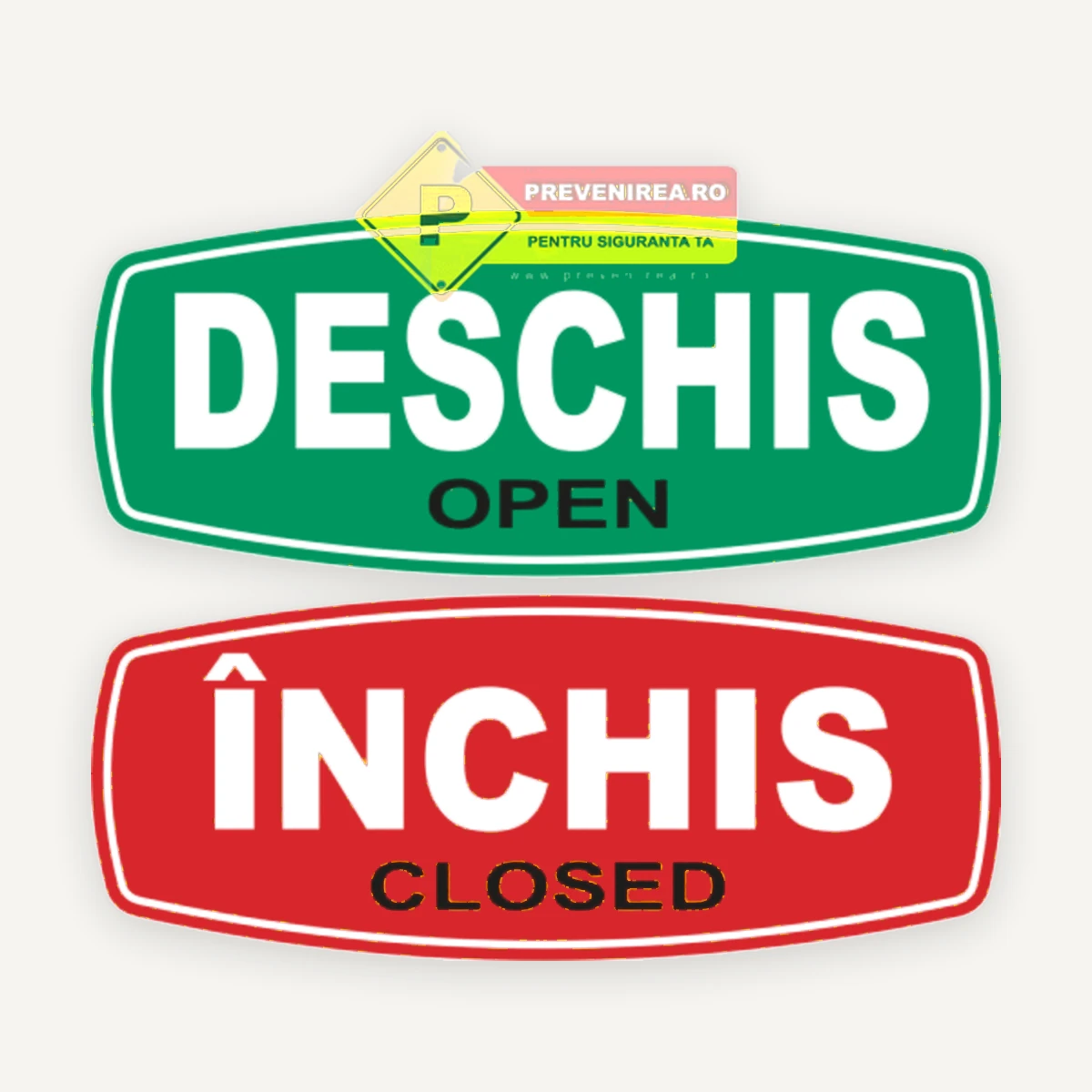 Semn pentru deschis inchis
