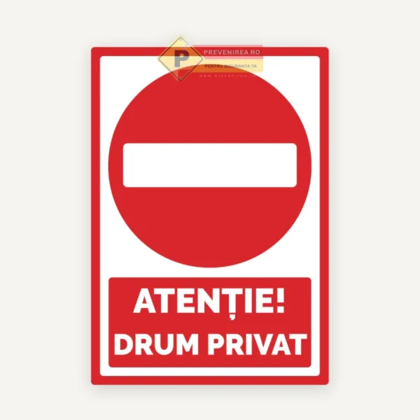 Semn pentru drum privat